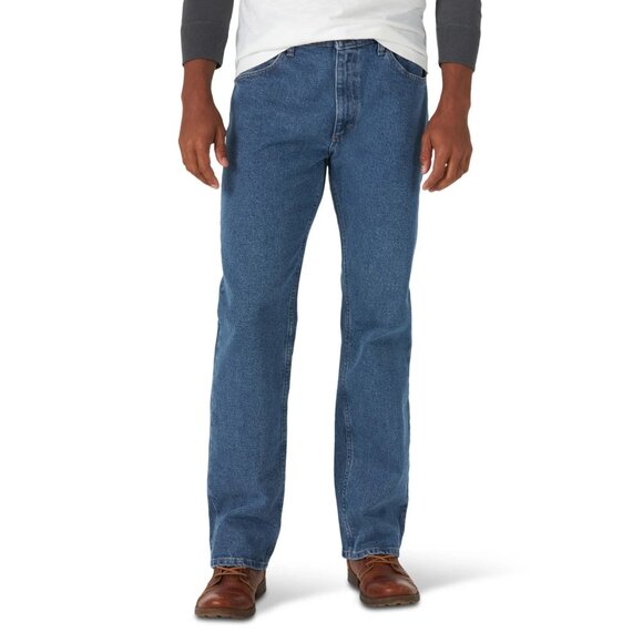 Wrangler Men's and Big Men's Regular Fit Jeans with Flex, Size 40x32, Blue - Picture 1 of 5